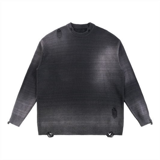 Ripped Shadow Knit