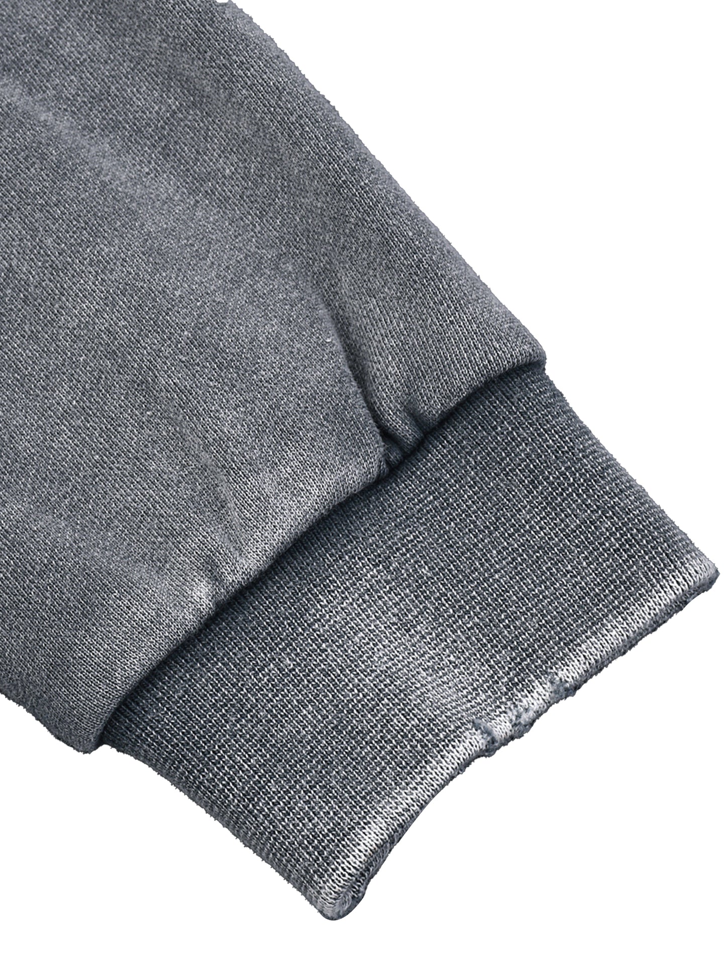 Bianchi Snow Washed Raw Edge Cropped Sweatshirt